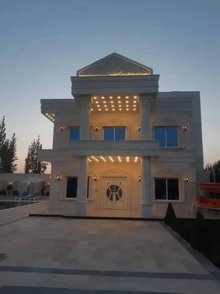 فيلا القصر الأبيض - مسبح وحديقة